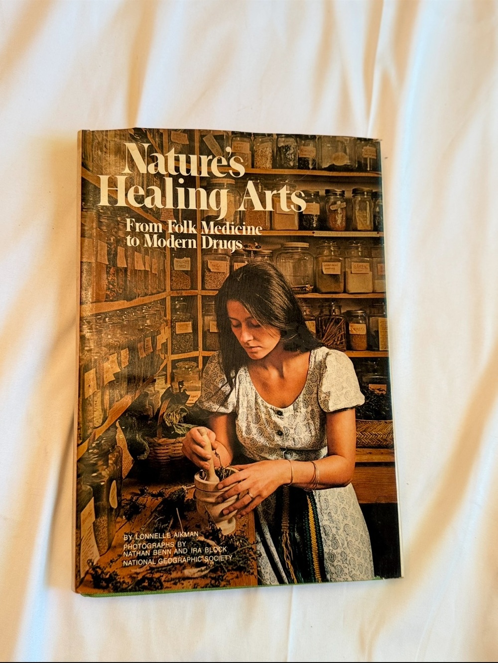 Nature's Healing Arts - White and Brown Cover Hardcover